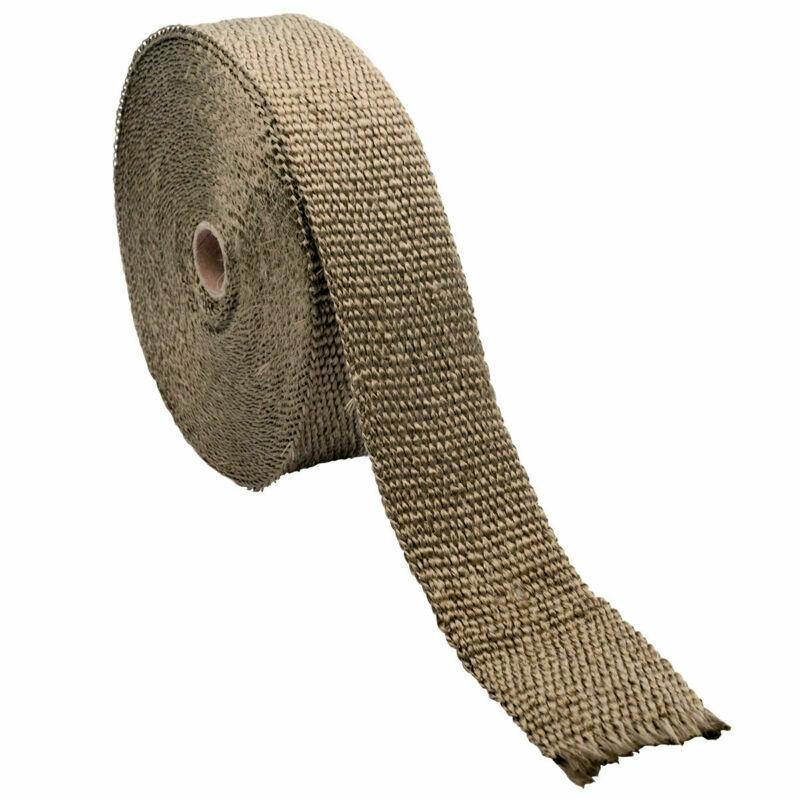 10M Motorcycle Exhaust Systems Accessories Titanium Heat Exhaust Ulating Downpipe Manifold RAP WRAP 10 Ties 30CM