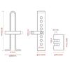 Bubulu Brake Pedal Lock for Cars and Trucks, Anti-Theft, Pedal Lock, Vehicle Protection, Universal Type, Easy Installation