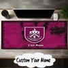 Custom Name Mouse pad Football Club Burnley Mouse pad, Gaming Mouse Pad, keyboard pad, Desk Decor for computer notebook Fan Birthday Gift