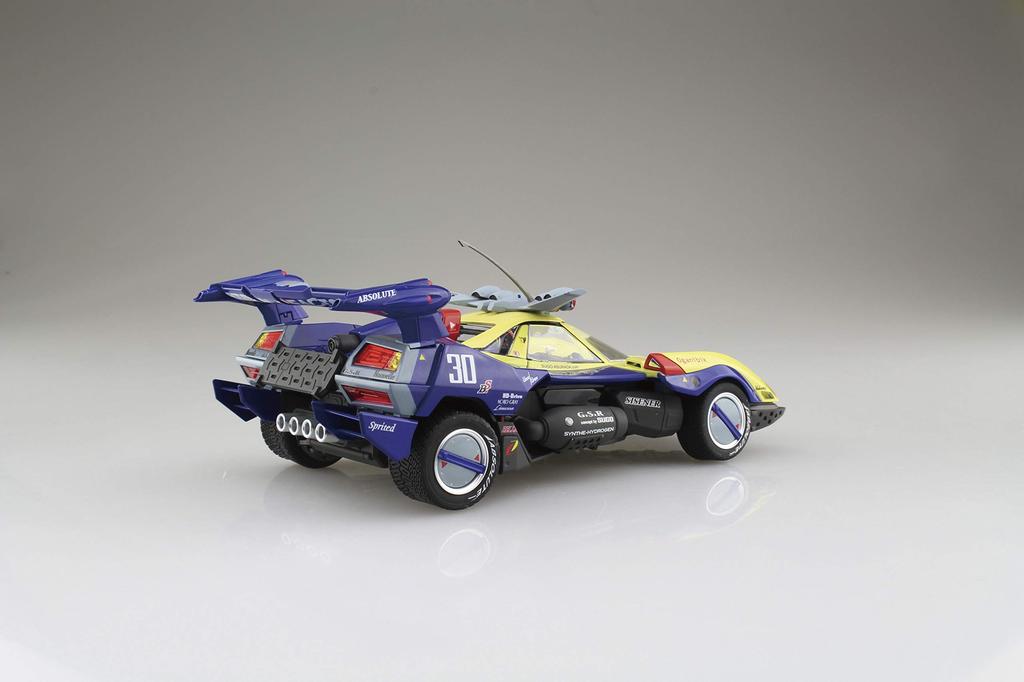 Aoshima Bunka Kyozai Cyber Formula 21 Sugo Asurada Modo Rally Escala Modelo de Plástico Não. G.S.X 1/24