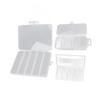 3pcs Fishing Tackle Box Multipurpose Waterproof Dustproof Protective Clear Fishing Lure Box for Fish