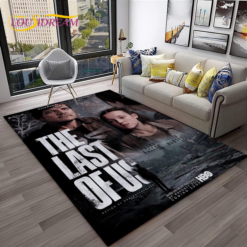The Last of Us Horrorspiel Pedro TV Teppich Teppich für Zuhause Wohnzimmer Schlafzimmer Sofa Fußmatte Dekor,Kinderbereich Teppich Rutschfeste Bodenmatte