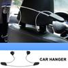 OEMASSIVE Universele Auto Hanger Kleding Achterbank Hoofdsteun Hangers Stof Jas Pak Broek Telefoonhouder Rek Haak