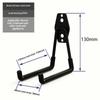 Heavy Duty Wall Mount Iron Hook Anti-Slip Garage Organizer Hanger for Bicycle Ladder Yard Tool Storage