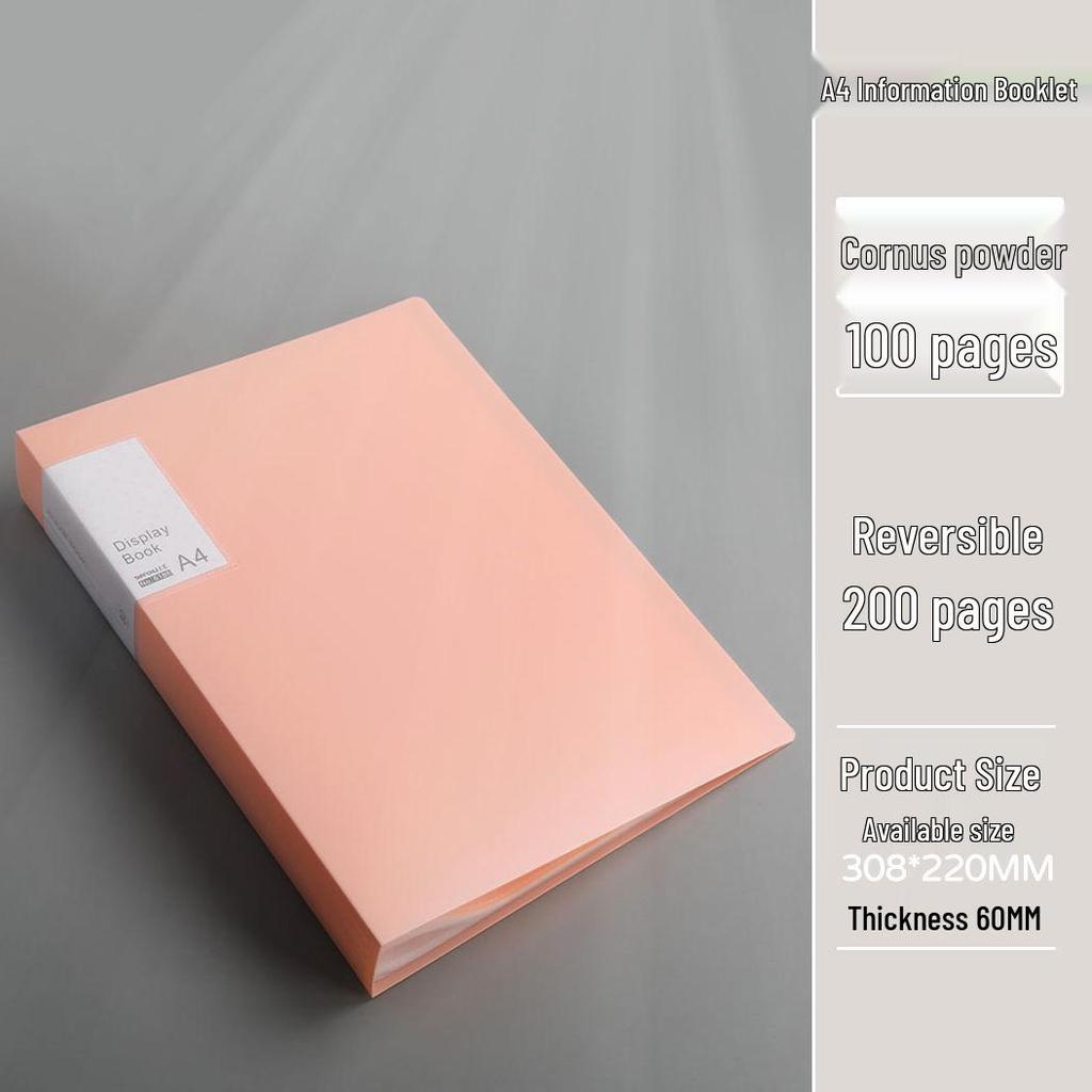 A4 Multi-layer Transparent Storage Folder for Test Papers, Music Scores, and Documents