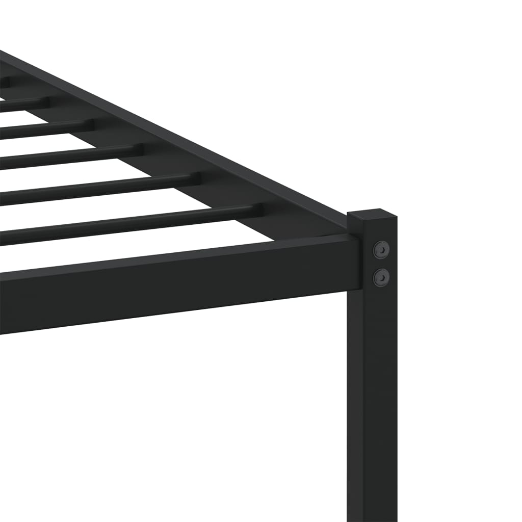 Bed Frame Without Mattress with Headboard Brown Oak Effect 75 X 190 Cm