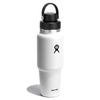 Stainless Steel Travel Bottle with Flex Chug Cap, 32oz (946ml), White, Insulated for Hot and Cold Water (Official Japanese Product)