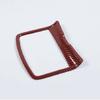 For Dodge Charger 2011- Red Carbon Fiber Cup Holder Cover Frame Accessories