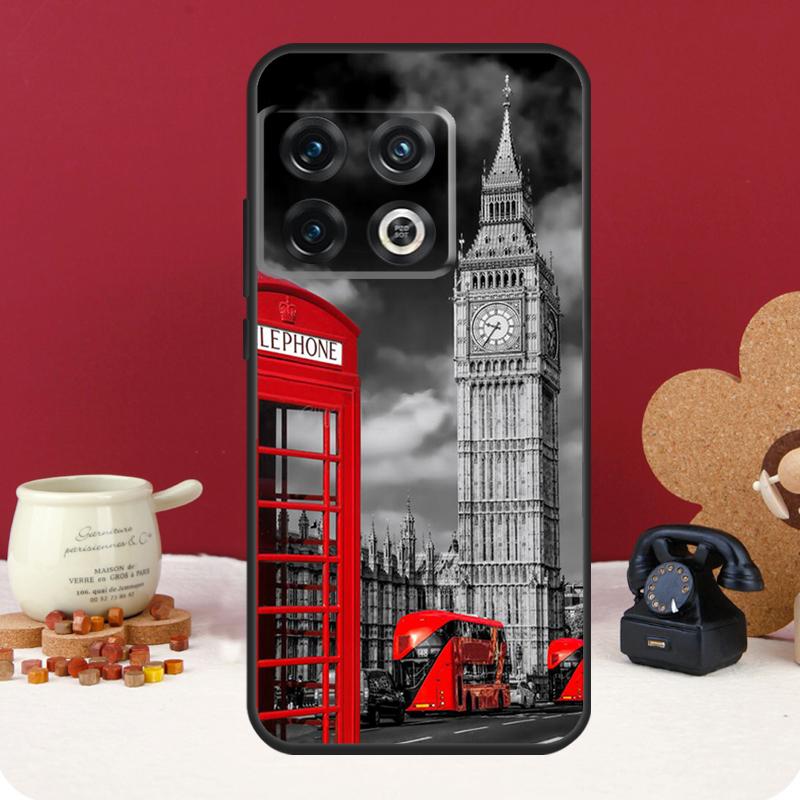 

London Bus England Big Ben Cover For OnePlus Nord 4 CE 2 3 Lite N20 N10 N30 OnePlus 8T 10T 13 13R 12 12R 11 10 Pro Case OnePlus 9Pro