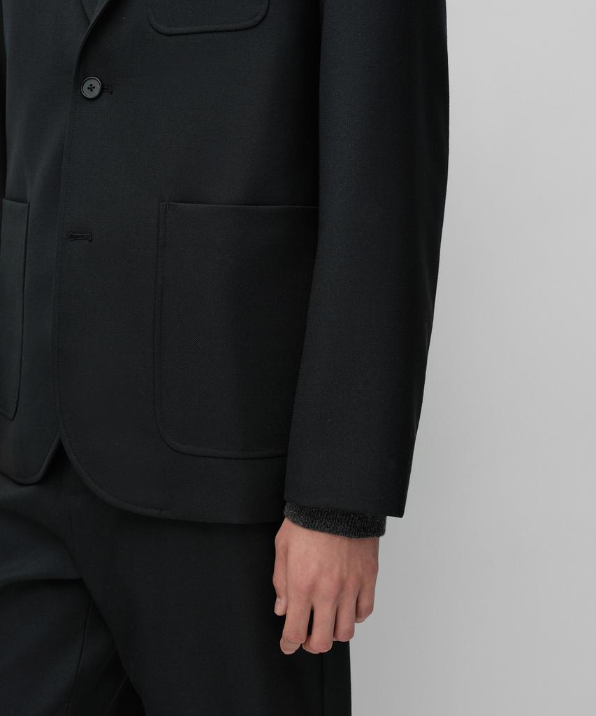 MUSINSA STANDARD [City Workers] Wool Blend Blazer [Black]