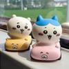 Lovely Chiikawa Mini Car Figurine Dashboard Decoration Cute Vehicle Interior Accessories Character Collectible Gift for Women