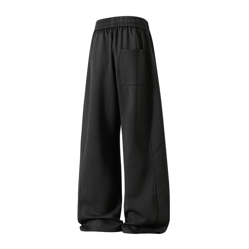 Pantaloni Cargo Paracadute a Gamba Larga Pieghettati da Uomo WRPCE