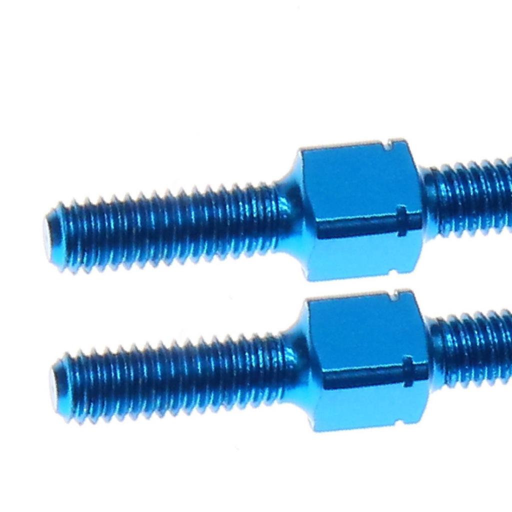 2pcs Aluminum Turnbuckle Shaft 3x23mm Lightweight Rod Linkage For Remote Control Model Cars Accessories
