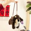 Kreative Dackel Plüschtier Tasche niedliche Welpen Umhängetasche Stoffpuppe Puppe Mädchen Geburtstagsgeschenk