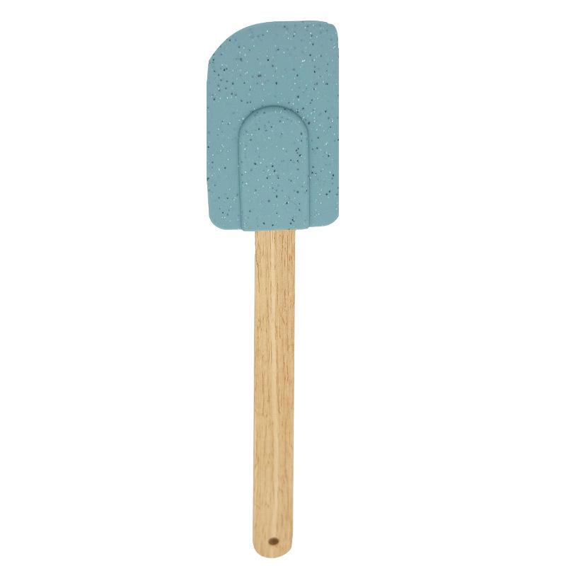 Multi-functional Detachable Silicone Spatula & Scraper with Wooden Handle