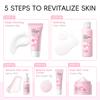 LAIKOU Coffret de soins Sakura 8 pièces – Cadeau d'anniversaire pour une peau éclatante