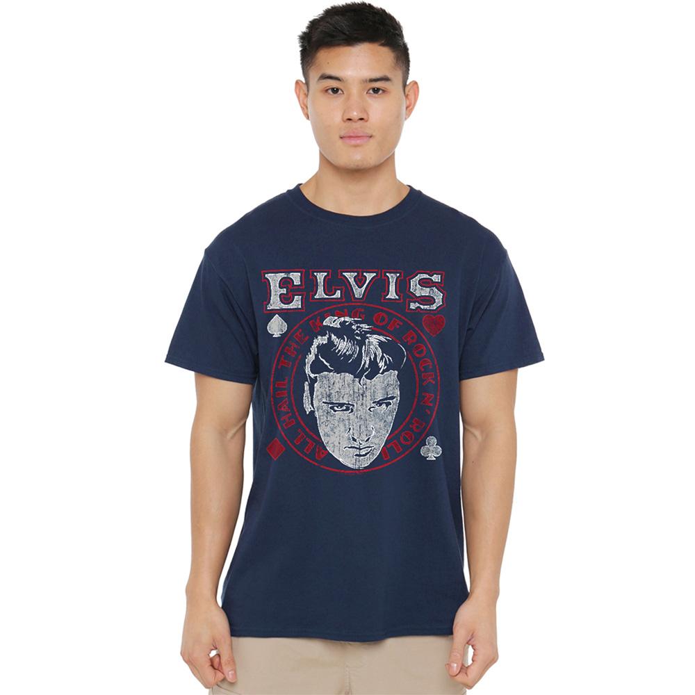 Elvis Presley Unisex Adult Hail The King T-Shirt