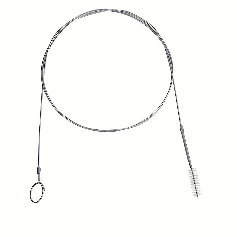 

1 шт. Щетка для прочистки слива автомобиля из нержавеющей стали, гибкий инструмент для чистки люка, аксессуар, щетка для чистки дренажа