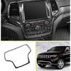 Dashboard Gps Navigation Cover Trim For Jeep Grand Cherokee 2014+Carbon Fiber