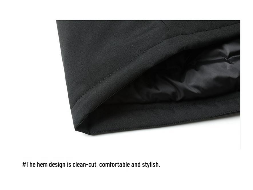 Woodpecker Men's Warm Hooded Cotton Jacket - Winter 2025 Fleece-Lined Thick Coat