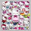 50 Unique Cute Cat Graffiti Cartoon Stickers: Waterproof for Phone, Cup, Tablet, Suitcase.