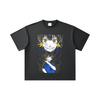 260 GSM Double Yarn 32 Count 100% Cotton Blue Lock V2 Bachira Print Unisex Heavy Cotton T Shirt… More