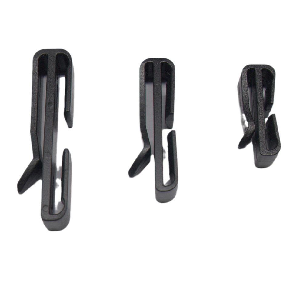 MOLLE System Outdoor Waist Belt Clip Leather Loop Webbing End Storage Buckle Accessory