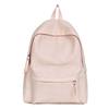 Mochila mochila escolar femenina estudiante universitaria versión coreana ins gran capacidad simple color sólido mochila estudiante de secundaria mochila niños