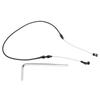 914mm 36in Stainless Steel Throttle Cable Replacement with Wrench AF42‑1101BLK Universal