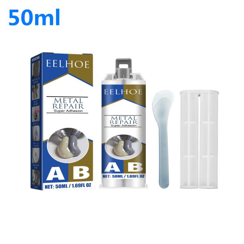 50g/100g Industrial Strong Repair Glue 2 In1 Heat Resistance Cold Weld Metal Repair Paste A&B Adhesive Gel Casting Agent Tools