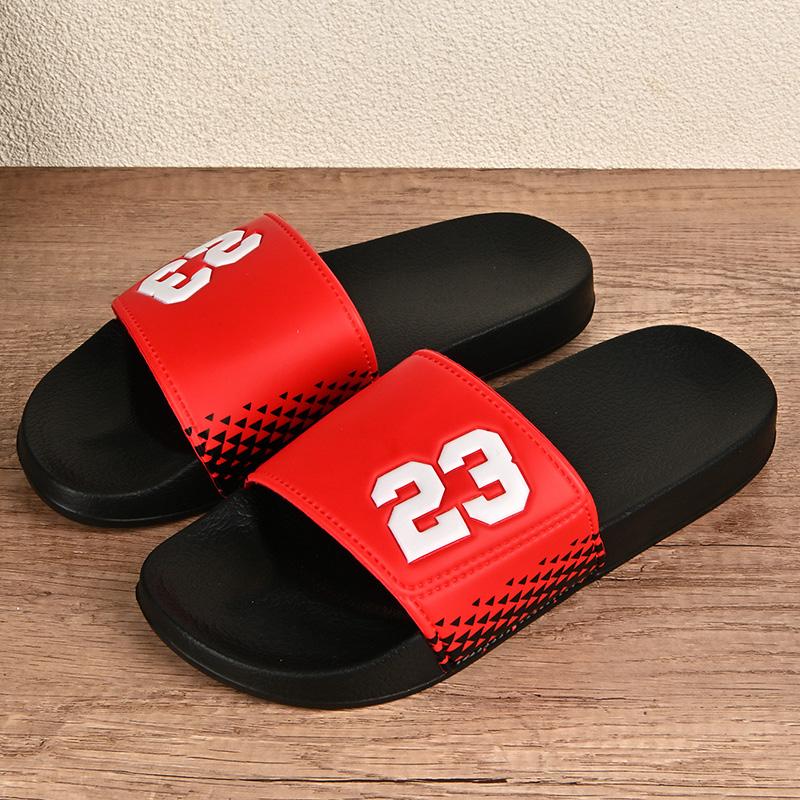 

Тапочки TUINANLE для мужчин, пляжные тапочки для отдыха на открытом воздухе, мягкие и удобные, износостойкие, нескользящие, с толстой подошвой 47 красный