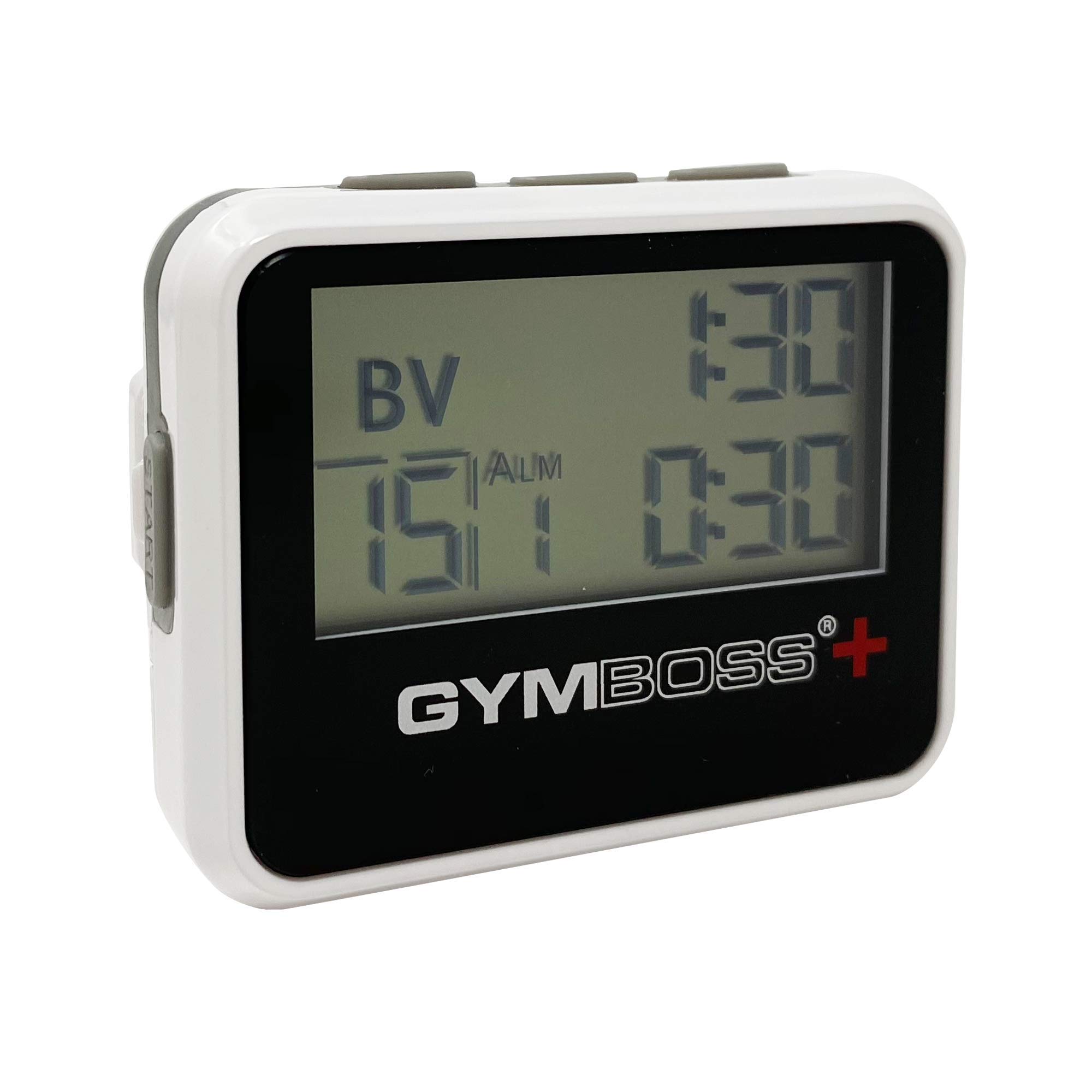 

Gymboss Plus Интервальный таймер и секундомер БелыйЧерный Твердый