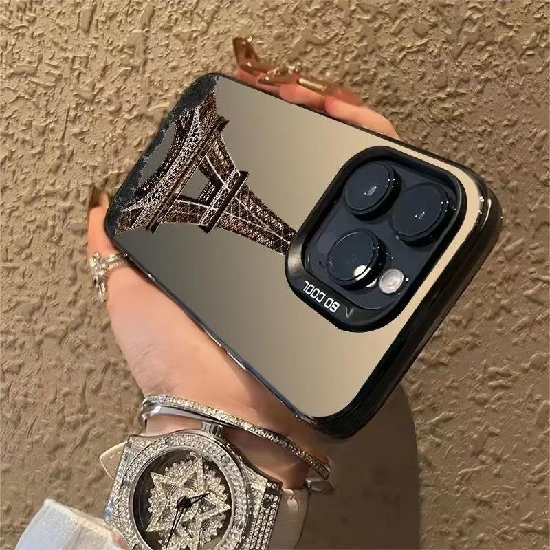 Paris Tower mobile phone case is suitable for iPhone 17 Air 16 15 14 13 12 11 Pro MaxPlus XR 8 shock-proof rear cover anti-fall