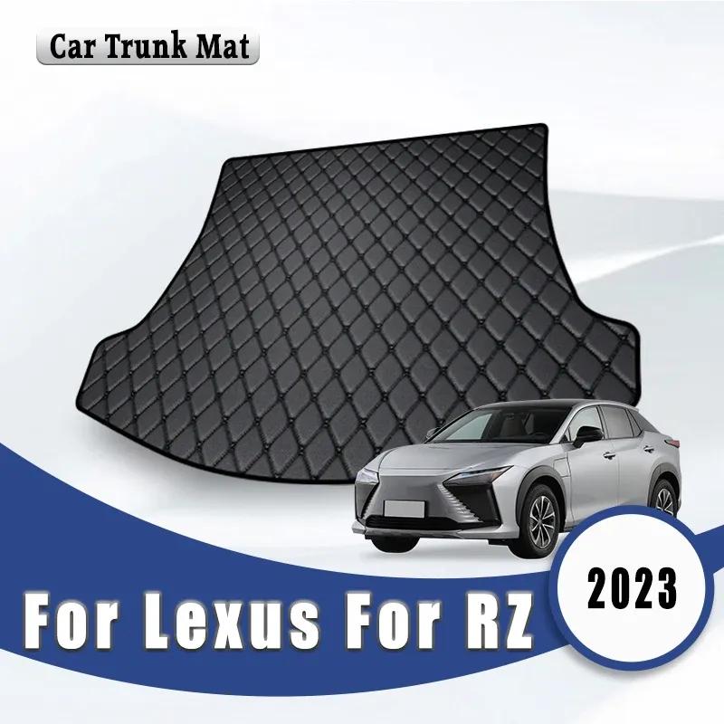 Car Trunk Mats For Lexus RZ Auto Vehicles Cargo Liner Carpets Interior Accessories Products Automobiles Covers Waterproof
