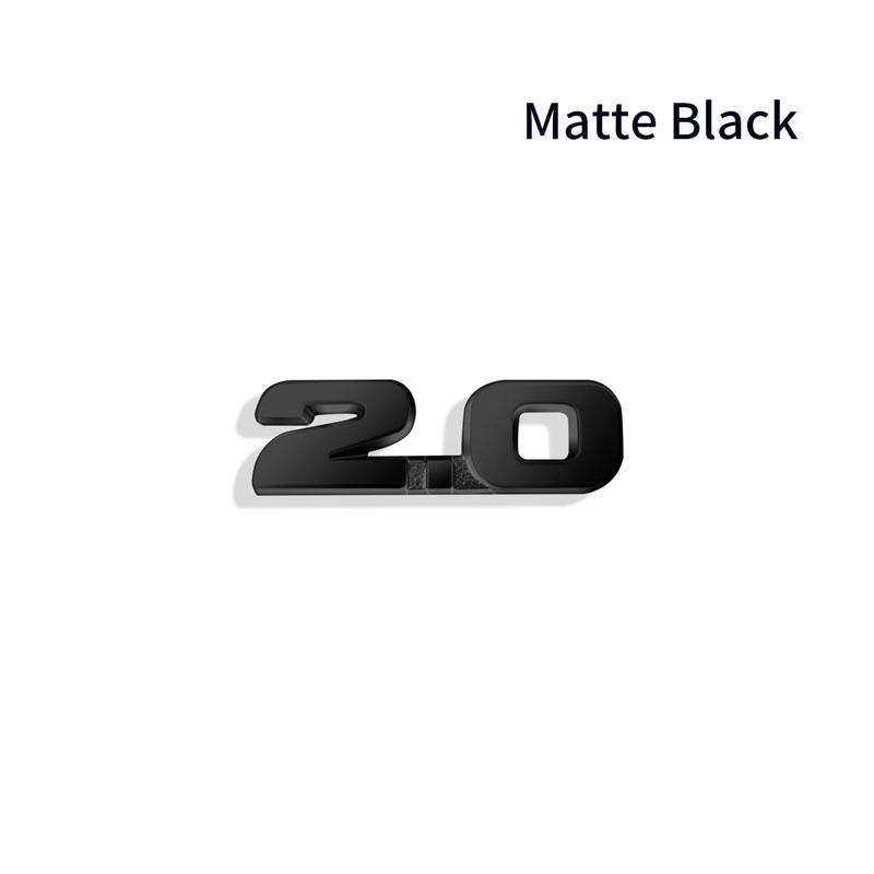 

3D маленький металлический автомобильный Стайлинг задний багажник 2,0 логотип эмблема значок на крыло наклейка для Civic Accord украшения аксессуары