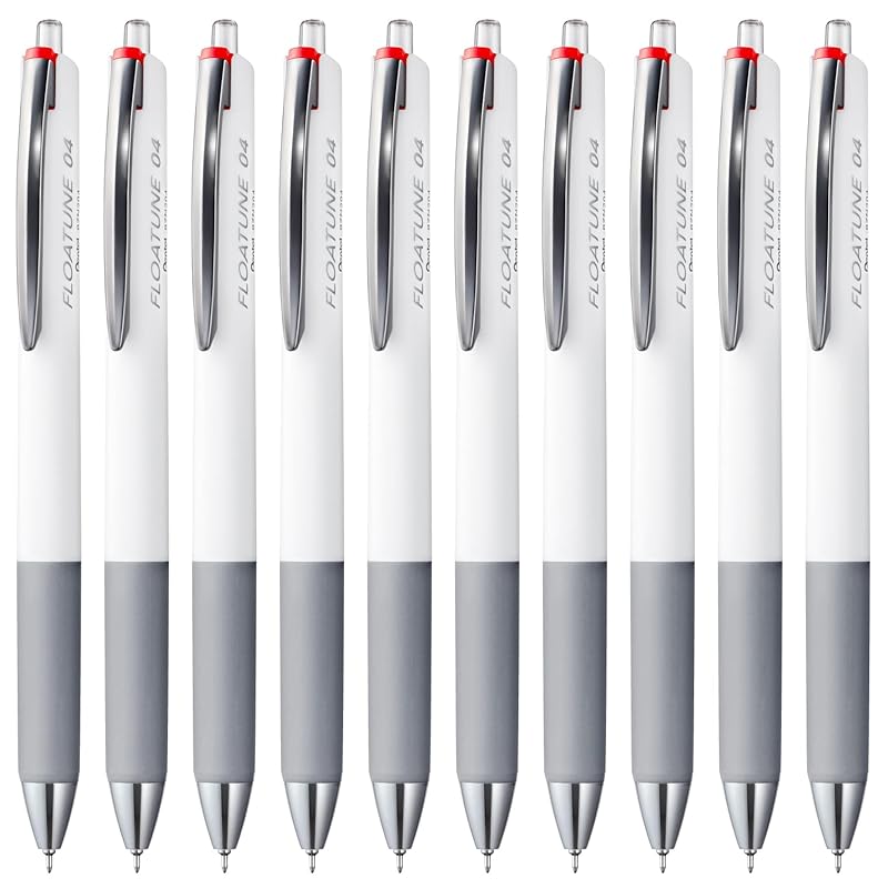 

Pentel oily ballpoint pen flow tune 0.4mm red 10 pieces BZN204-B