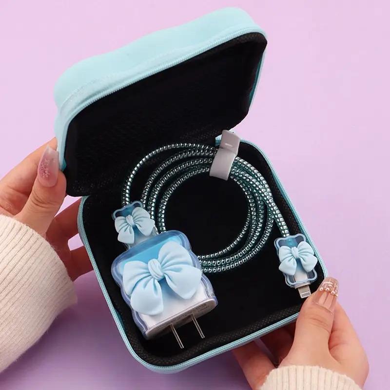 Data Cable Organizer Bag – Travel-Sized, Multi-Functional Charging Cable & Accessory Storage Pouch for Office, Home
