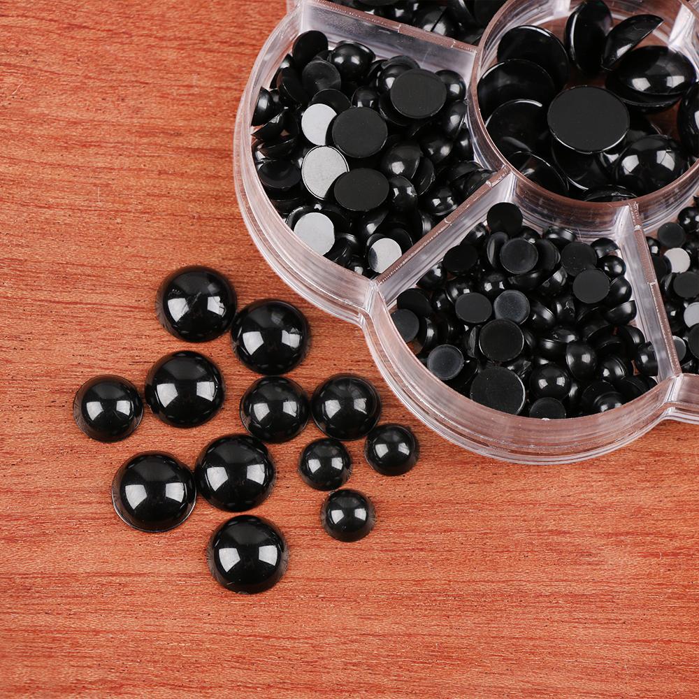 Baby Gifts Round DIY Black Doll Eyes Bears Eyes Plush Toys Making Dolls Accessories