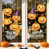 Adesivos Decorativos para Festa em Casa Halloween Castelo Animal de Estimação Adesivos de Janela Eletrostáticos, Morcego Assustador Abóbora Adesivos Sazonais Crianças Florais Adesivos de Vidro,