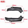1Pairs LED Dynamic Turn Signal Light Side Mirror Sequential Lamp Blinker Indicator For Ford Fusion Mondeo  Version 2013-