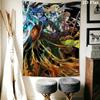 The Rising of the Shield Hero Wall Tapestry Aesthetic Wall Hanging Printed Fabric Blanket Decorative Tapestries for Bedroom Living Room Home Decor