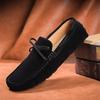 Fashion Casual Leather Mens Loafers Fashion Male Boat Shoes Fashion Brand Men Casual Leather Flats Suede Leather Driving Shoes Moccasins