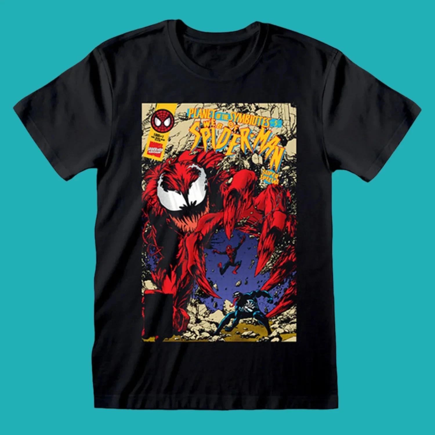 Marvel Comics Spider-Man – Carnage Comic Book Cover T-Shirt Gildan Unisex XL