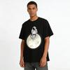 I Miss U Astronaut On Moon Graphic Casual Loose Couple T-Shirt Pure Cotton T-shirt
