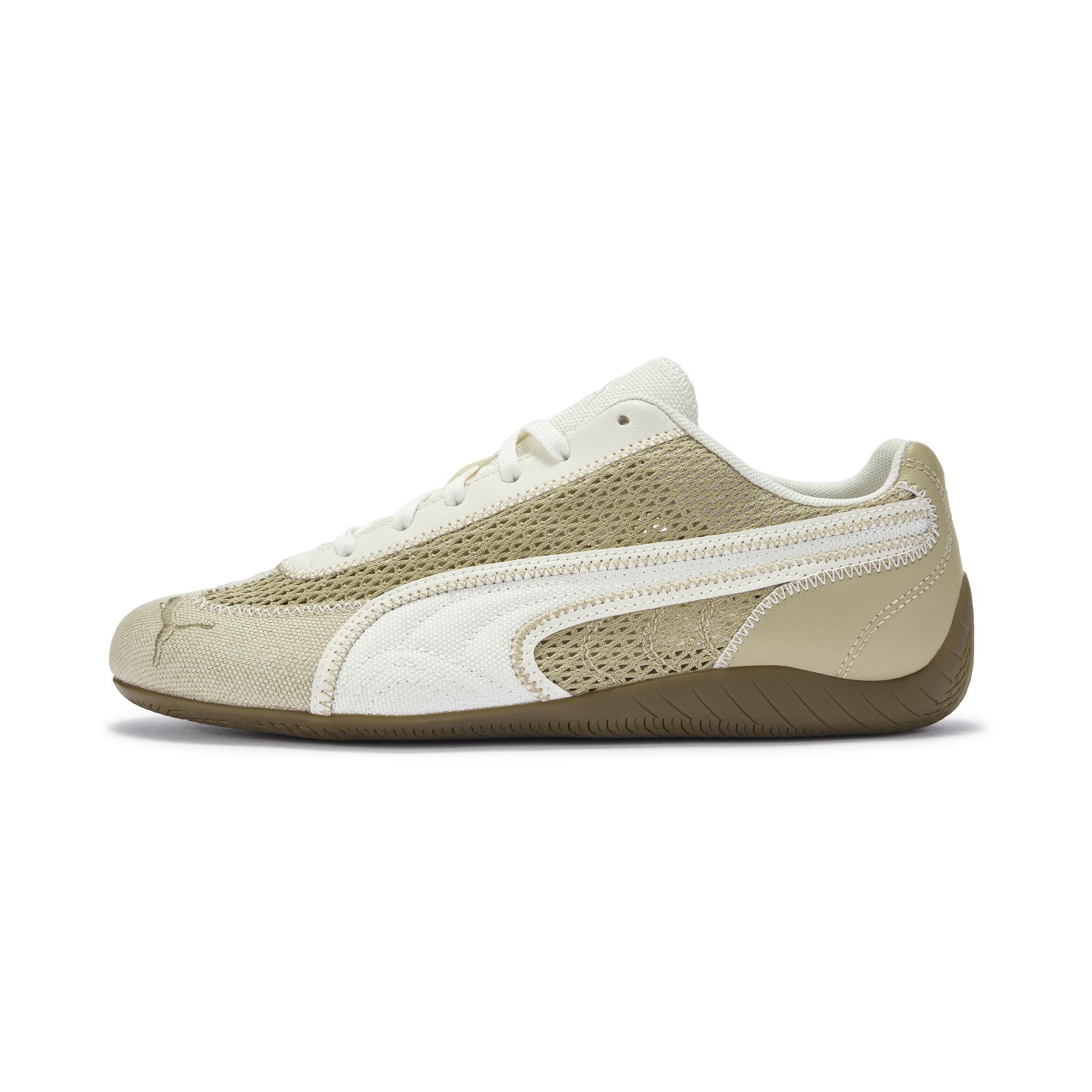Puma Speedcat Aéré Quilted Design Comfortable Couple Shoes Unisex Sneakers Toasted-Almond 408858-02 35.5