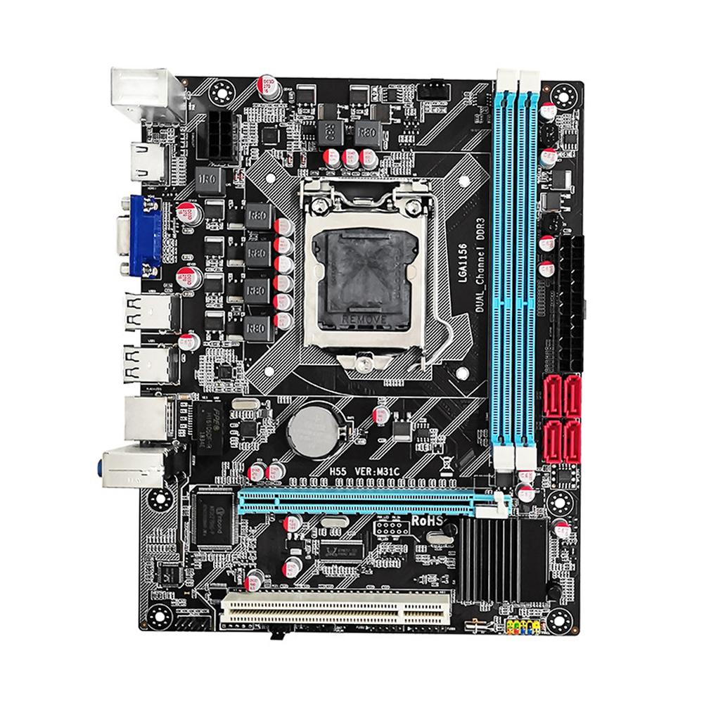 H55 PC Motherboard 1333MHz Motherboard Set SATA2.0 LGA 1156 Computer Motherboard