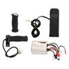 48V 500W Electric Bicycle Brushed Controller Electric Bike Conversion Kit with 4 Speed Throttle Grip Throttle Pedal