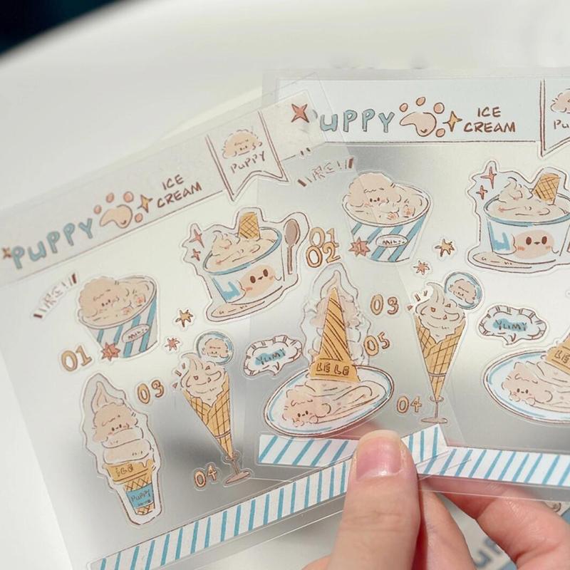 Cartoon 3D Epoxy Stickers Diy Phone Cases Computer Journals Ccd Tablet Decorations