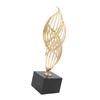 Modern Metal Sculpture Iron Luxury Abstract Art Statue Decorative Table Centerpiece Ornament for Living Room Office