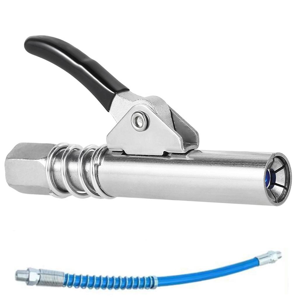 Durable Grease Coupler Lock Nozzle For Manual Pneumatic Electric Grease Gun Coupler Quick Release Grease NPTI/8 10000PSI